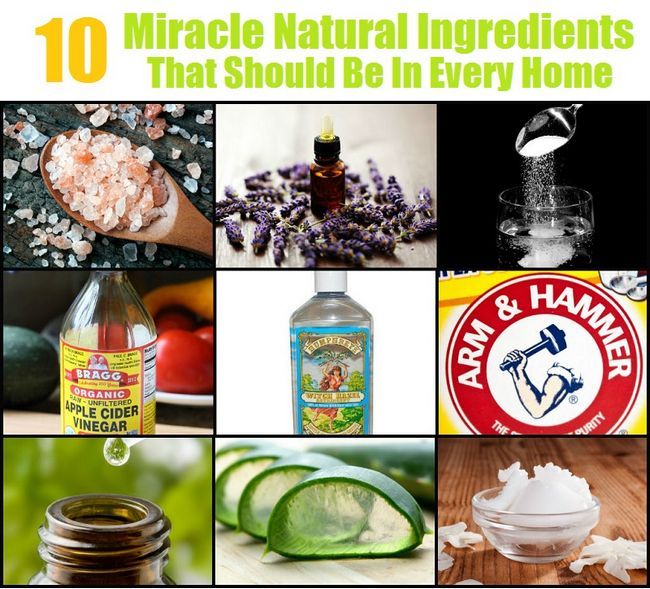 10 Milagro ingredientes naturales que debe estar en todos los hogares