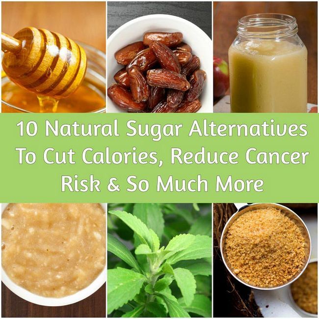 10 alternativas de azúcar naturales para reducir calorías, reducen el riesgo de cáncer y mucho más