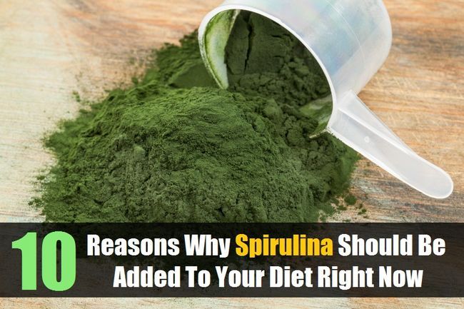 10 razones por qué la espirulina se debe agregar a su dieta en este momento