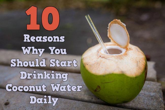 10 razones por las que debes comenzar a diario el agua de coco para beber