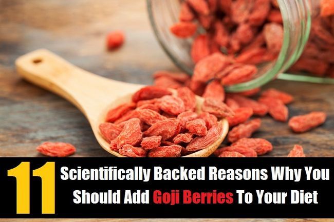 11 razones científicamente respaldados por las que debe añadir las bayas de goji a su dieta en este momento