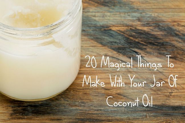20 cosas mágicas que hacen con su jarra de aceite de coco