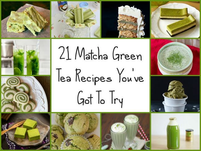 21 recetas de té Matcha verde que tienes que probar