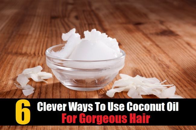 6 Clever maneras de utilizar aceite de coco para el pelo magnífico