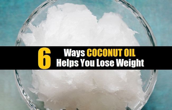 6 maneras de aceite de coco ayuda a perder peso