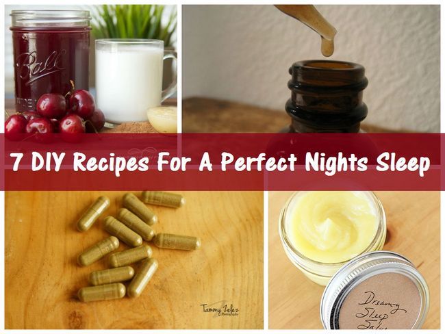7 recetas de bricolaje para una noche de sueño perfecto