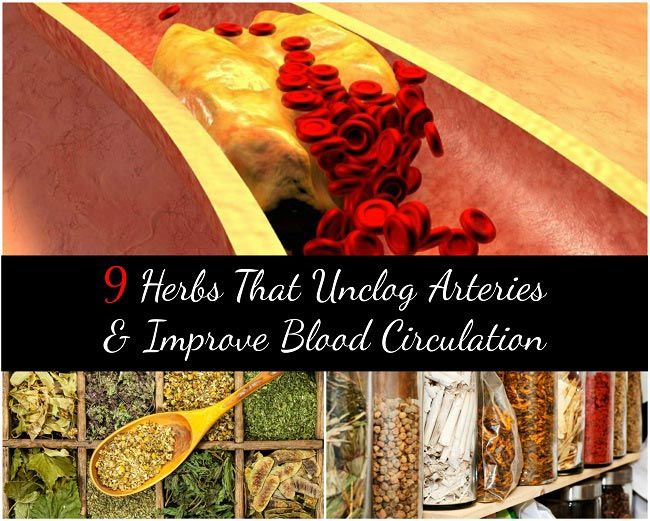 9 Las hierbas que destapar las arterias y mejorar la circulación sanguínea