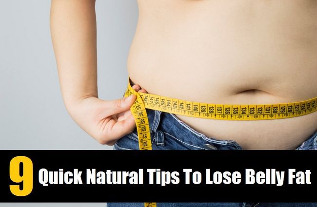 9 consejos naturales rápidos para perder grasa del vientre