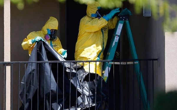 Descontaminación de residencia ébola en marcha en dallas