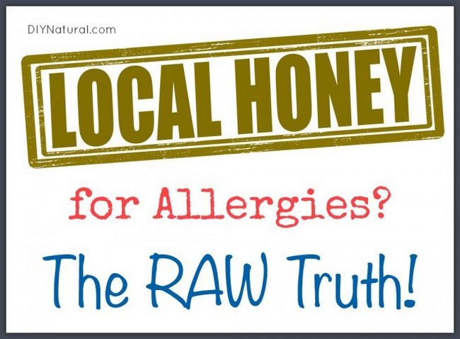 ¿Tiene miel cruda realidad local de ayuda con las alergias?