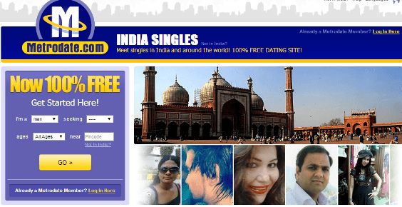 Sitios de citas libres en la India