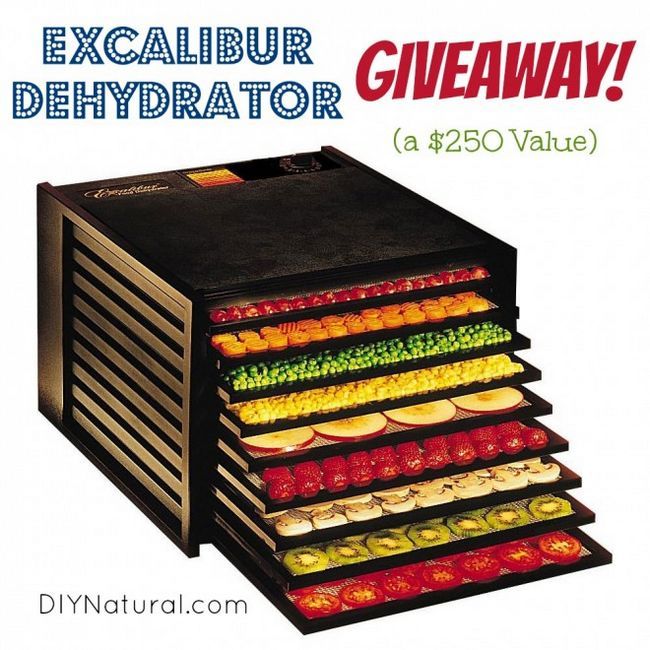 Sorteo: deshidratador excalibur ($ 250 valor)