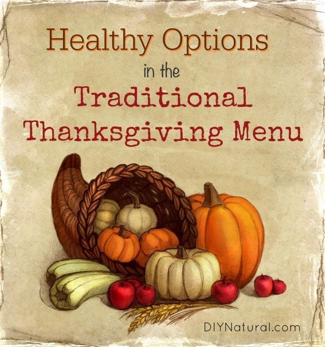 Tradicional Menú Acción de Gracias