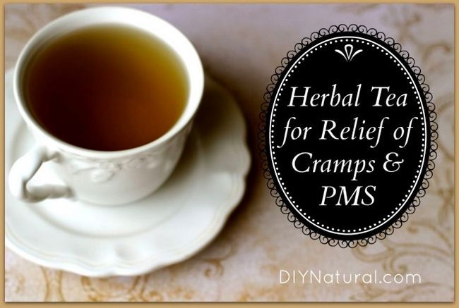 Té de hierbas para aliviar el síndrome premenstrual y los dolores menstruales