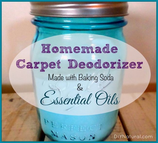 Desodorante alfombra hecha en casa con aceites esenciales
