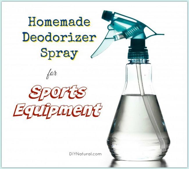 Aerosol desodorante casero para equipos deportivos