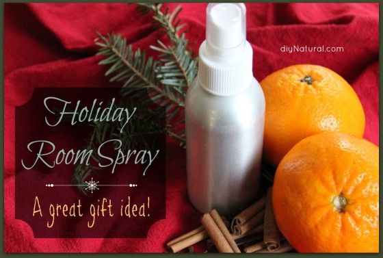 Homemade spray ambientador habitaciones Holiday