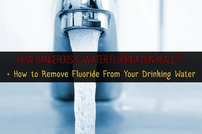 ¿Qué tan peligroso es la fluoración del agua en realidad? + Cómo quitar el fluoruro de su agua potable