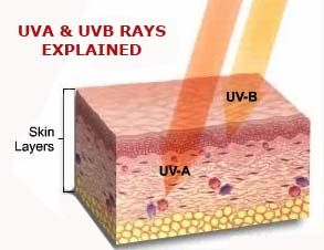 explicaron UVB rayos UVA-