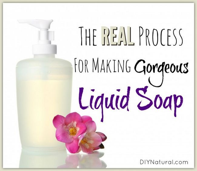 Cómo hacer jabón líquido