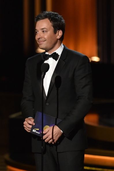 Jimmy Fallon en la 66ª Edición de los premios Emmy.