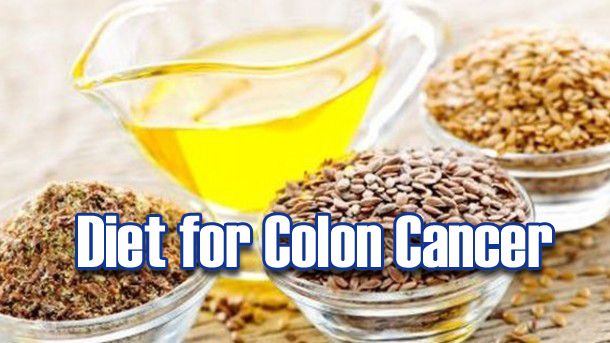 Dieta para el cáncer de colon