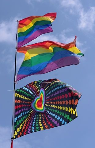 Banderas en Nottinghamshire Orgullo 2011