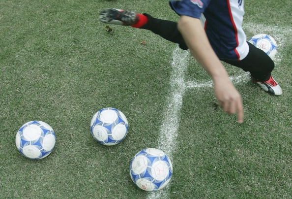 Los jugadores de China novios joven del fútbol para los Juegos Olímpicos 2008