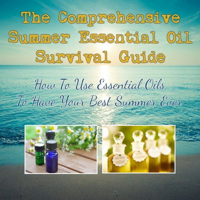 La guía de supervivencia integral verano de aceites esenciales - cómo utilizar los aceites esenciales para tener su mejor verano