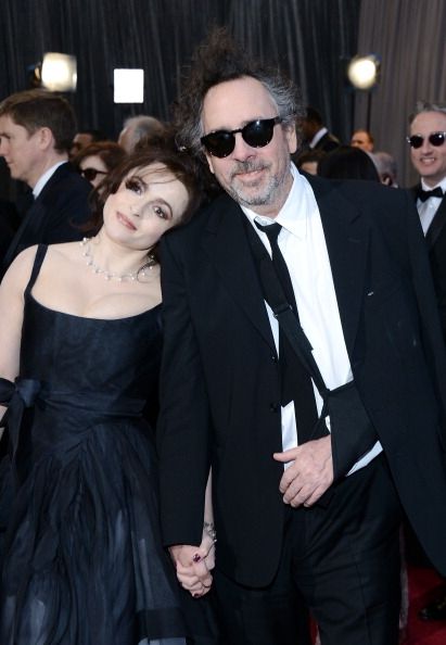 Tim Burton y Helena Bonham Carter en los 85th Annual Academy Awards