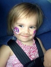 2 años de edad, Isabel Haifley muere a la espera de un trasplante de pulmón después de haber sido afectado por enfermedades respiratorias y desconocido.