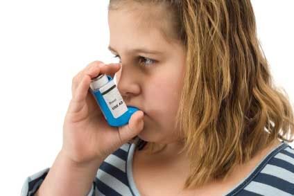 Medicamentos para el asma innecesario para los niños con sobrepeso