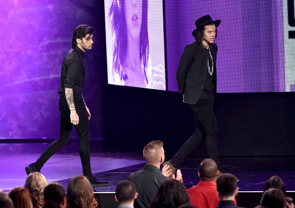 Zayn Malik y Harry Styles en los 2014 American Music Awards.