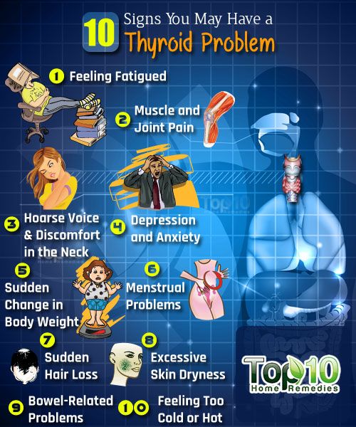 10 señales de que puede tener un problema de tiroides