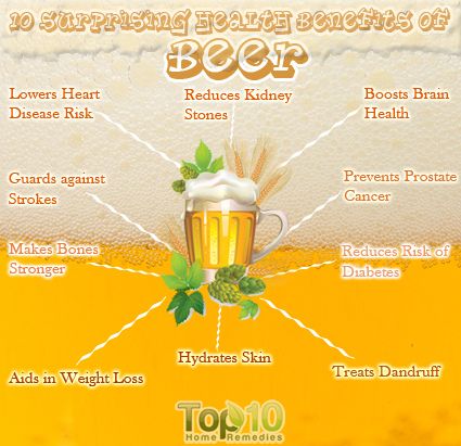 10 beneficios para la salud sorprendentes de cerveza
