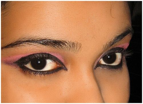 árabe fotos de maquillaje de ojos