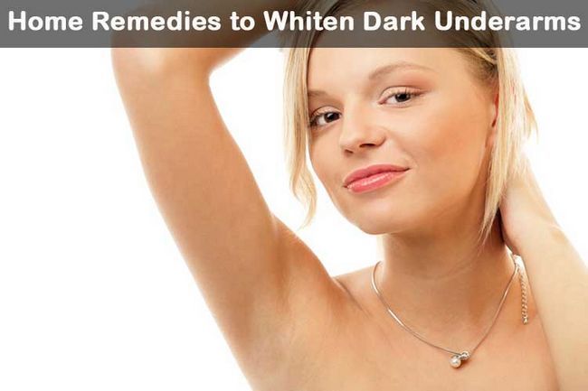 23 remedios caseros Diy para blanquear las axilas oscuras