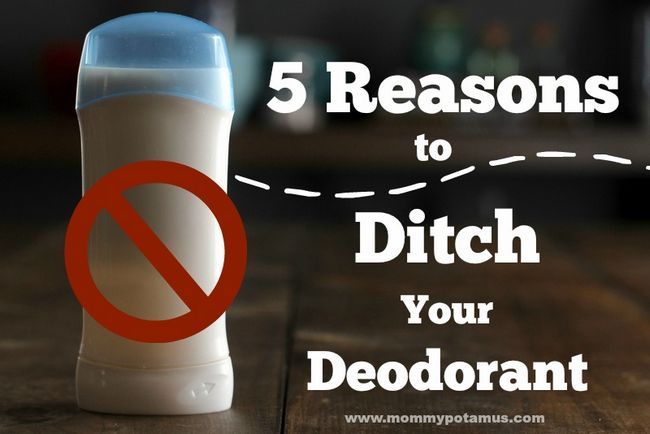 5 razones para deshacerse de su desodorante