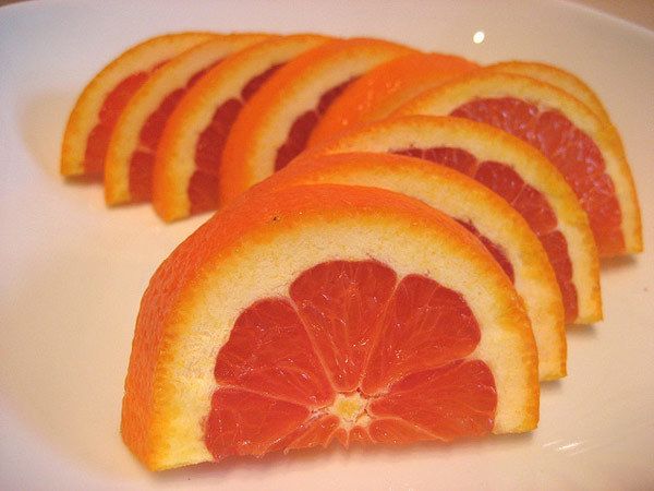 Naranja para el cuidado de la cara