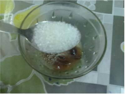azúcar blanco con miel