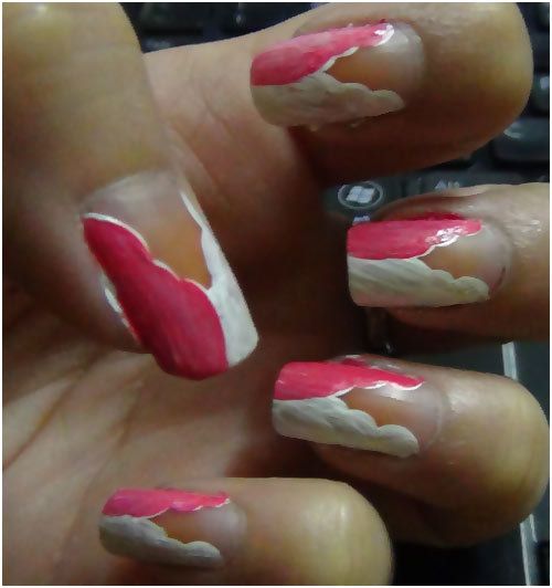 color rosado esmalte de uñas