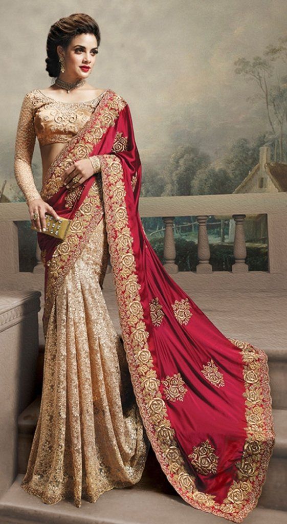 1Awesome diseño sari de la boda
