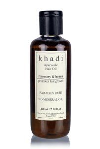 Aceite de Crecimiento Khadi ayurvédica pelo Aceite de Rosemary & Henna Hair