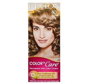 Color de Revlon cuidado N crema de color de pelo permanente, luz dorada marrón 6 G