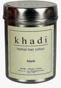 Khadi color del cabello a base de hierbas Negro