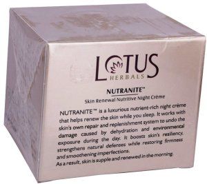Crema Lotus Herbals Nutranite Noche