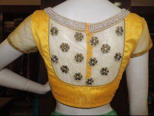 Blusa diseña para saris netos 1