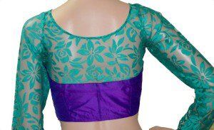 Blusa diseña para sari neta 10
