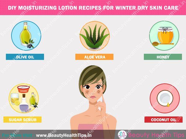 Recetas loción hidratante de bricolaje para el invierno cuidado de la piel seca