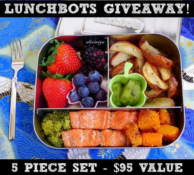 ¡¡REGALAR!! 5 pieza LunchBots Set ($ 95 Value)